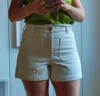 Zara beige denim 40 korte broek met hoge taille, Kleding | Dames, Broeken en Pantalons, Ophalen of Verzenden, Beige