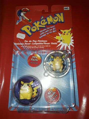 Pokémon battle figures hasbro pikachu & raichu 1999 sealed