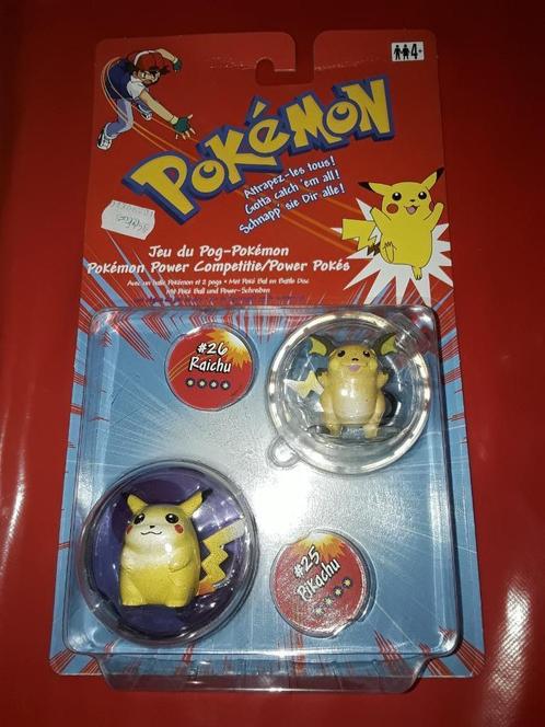 Pokémon battle figures hasbro pikachu & raichu 1999 sealed, Hobby & Loisirs créatifs, Jeux de cartes à collectionner | Pokémon