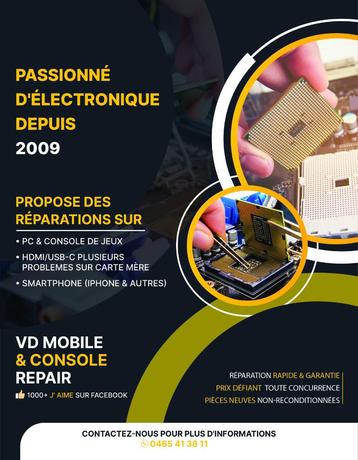 Professionele PS4 - PS5 - XBOX - iPhone-reparatie  beschikbaar voor biedingen
