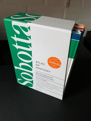 Sobotta atlas of anatomy 3 delen, Boeken, Ophalen of Verzenden, Nieuw, Hoger Onderwijs, Elsevier