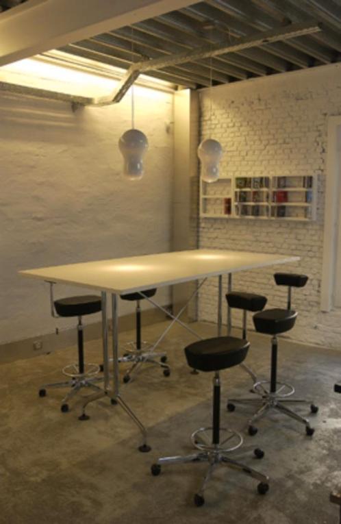Design hanglamp Dark Tsjoepy hoogglans wit spot, Huis en Inrichting, Lampen | Hanglampen, Gebruikt, Kunststof, Ophalen