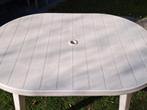 Tuintafel, Ophalen, Gebruikt, Ovaal, Kunststof