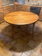 Ronde Tafel in eik 125 cm, 100 à 150 cm, Cinq personnes ou plus, Rustiek, Rond