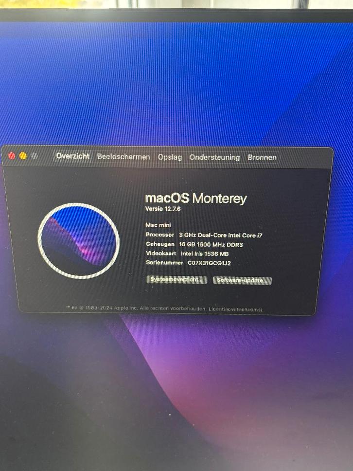 Mac Mini Late 2014 – Krachtige i7 3.0GHz – 16GB RAM – 500GB, Computers en Software, Apple Desktops, Gebruikt, Mac Mini, HDD, 2 tot 3 Ghz