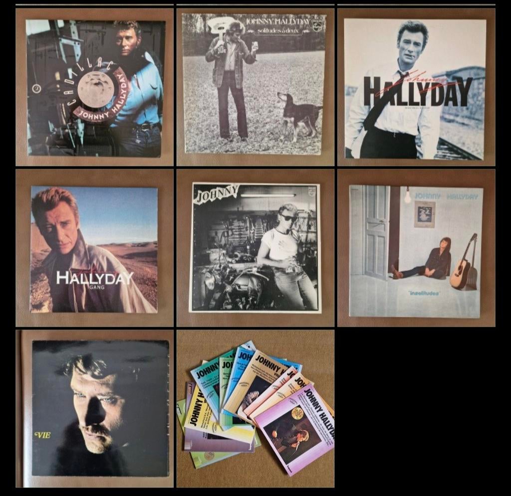 25 vinylplaten van Johnny Hallyday, Ophalen