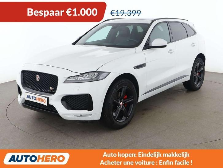Jaguar F-Pace 30d R-Sport AWD (bj 2017, automaat), Auto's, Jaguar, Te koop, F-Pace, 4x4, ABS, Achteruitrijcamera, Airbags, Airconditioning