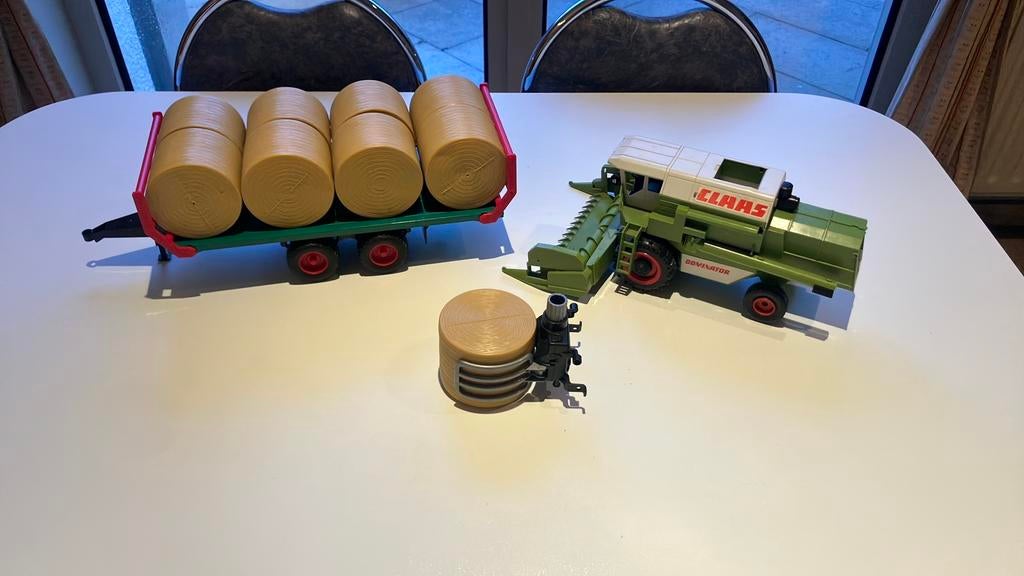 Bruder kar met strobalen, Ophalen, Gebruikt