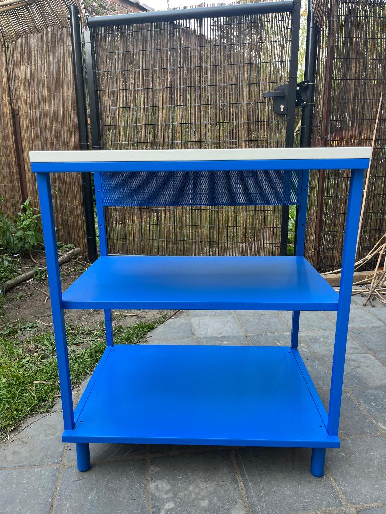 Rek Platsa - Ikea - Azuurblauw, Ophalen, Zo goed als nieuw