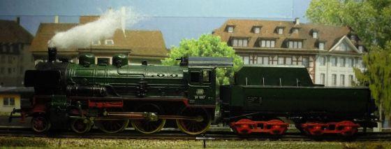 Marklin 3098 stoomlocomotief, Ophalen, Wisselstroom, Gebruikt, Locomotief