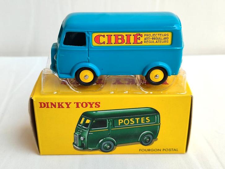 Dinky Atlas _ PEUGEOT D3A „CIBIE” bestelwagen - ref. 25BV, Hobby en Vrije tijd, Modelauto's | 1:43, Zo goed als nieuw, Bus of Vrachtwagen