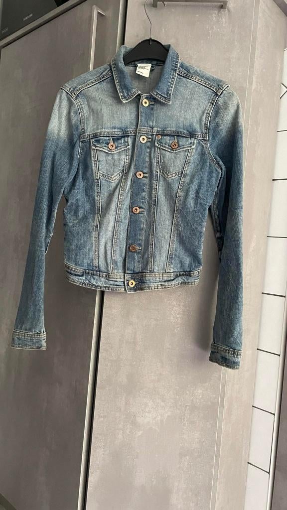 VESTE JEANS bleu  H&M S, H&M, Enlèvement ou Envoi, Comme neuf, Bleu