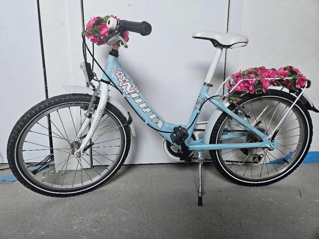 Meisjesfiets Norta 6-9 jaar, Fietsen en Brommers, Ophalen, 22 inch, Versnellingen, Zo goed als nieuw