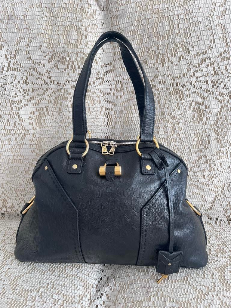 YVES SAINT LAURENT tas Muse-model, Ophalen of Verzenden, Zo goed als nieuw, Zwart