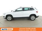 Skoda Karoq 1.5 TSI ACT Ambition (bj 2023, automaat), Auto's, Skoda, Stof, Wit, Karoq, Adaptive Cruise Control