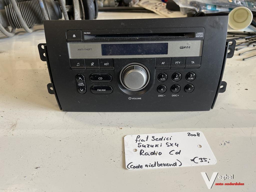 Fiat sedici 2008 Suzuki sx4 2008 radio cd, Enlèvement ou Envoi, -, -, -
