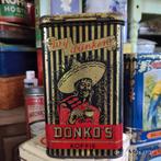 Vintage Donko's koffie blik, Enlèvement ou Envoi, Café