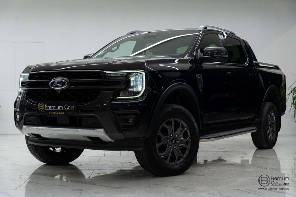 Ford Ranger 2.0 TDCI Wildtrak! Full! BTW! Navi, Camera! ACC!, Auto's, Ford, Automaat, Gebruikt, 4 cilinders, Zwart