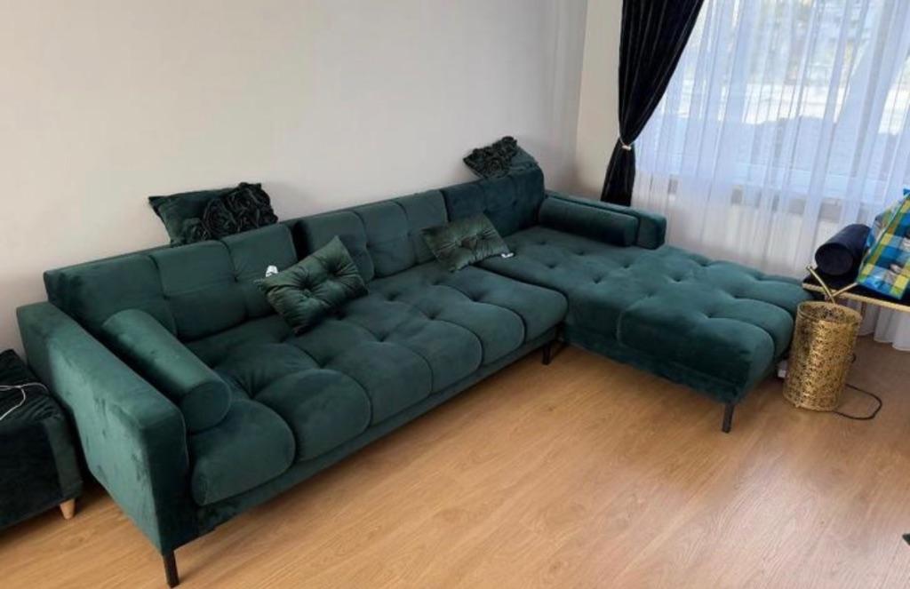 Hoekzetel salon siege nieuw !, Enlèvement, Neuf, Quatre personnes ou plus, Tissus