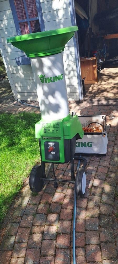 Hakselaar + Bladzuiger blazer+extra zak, Ophalen, Viking, Gebruikt, Met opvangbak