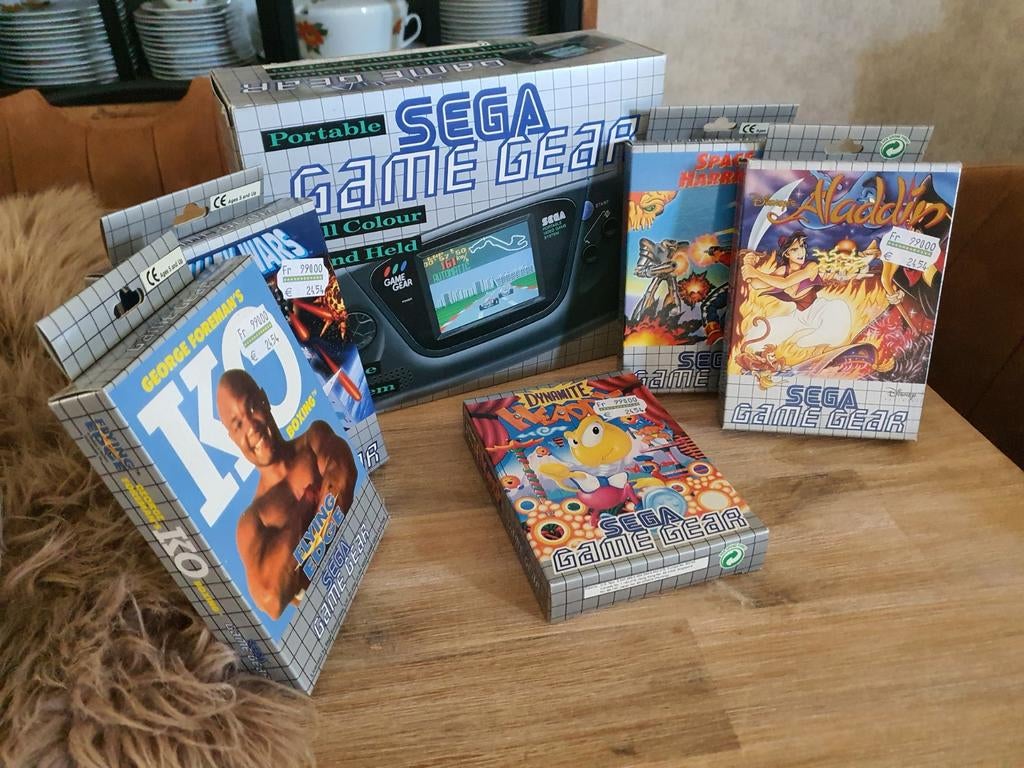 Sega gamegear + 5 games, Enlèvement