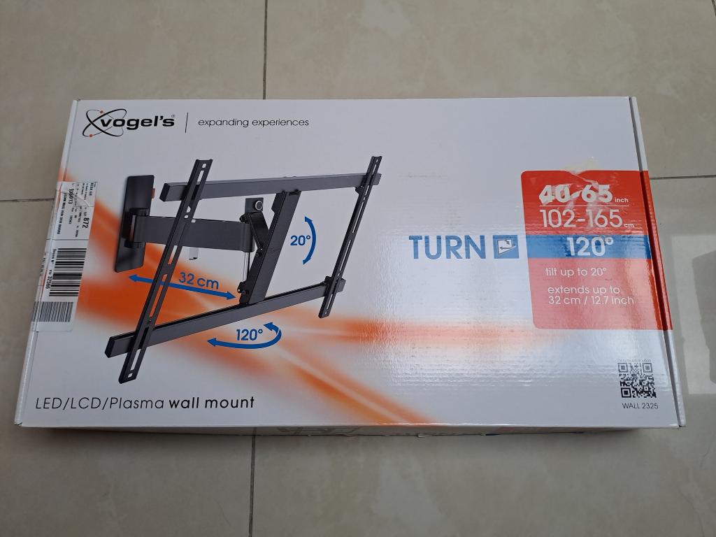 Support mural pour écrans VOGEL'S Wall 2325, TV, Hi-fi & Vidéo, Enlèvement ou Envoi, Comme neuf