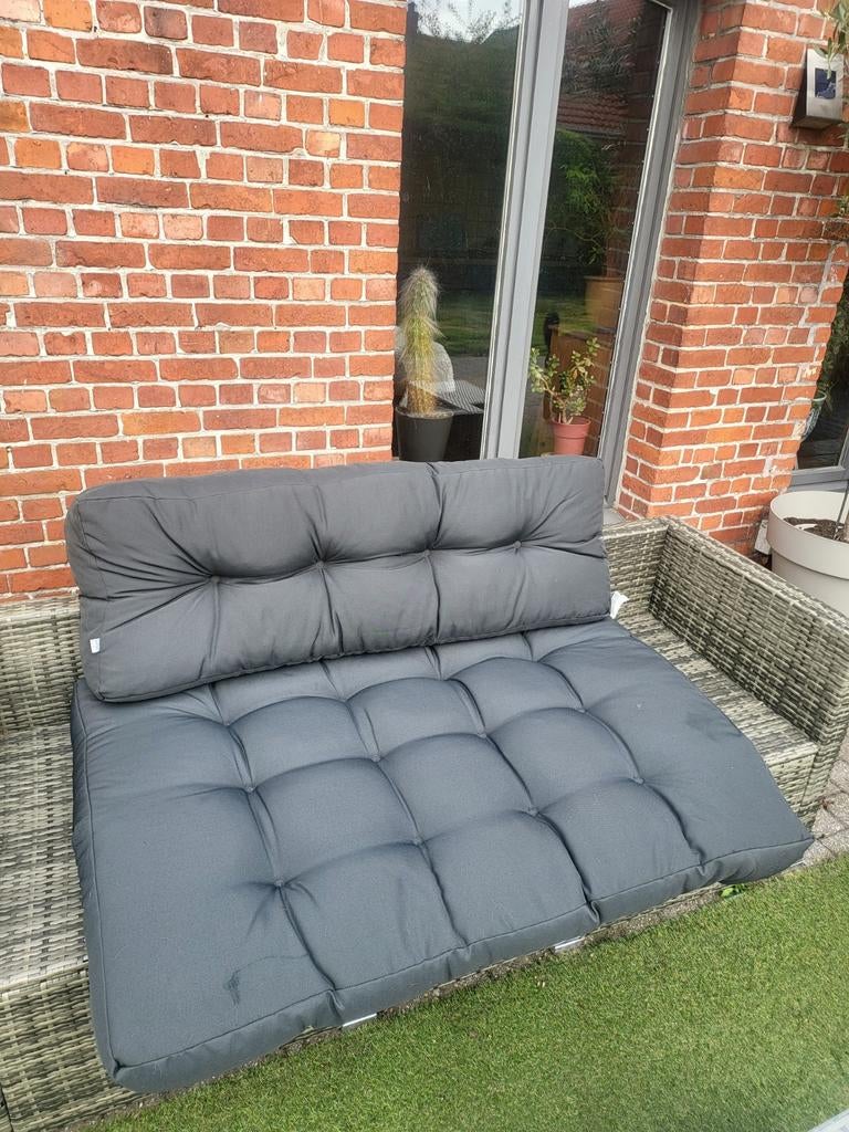 Palet kussens, Ophalen