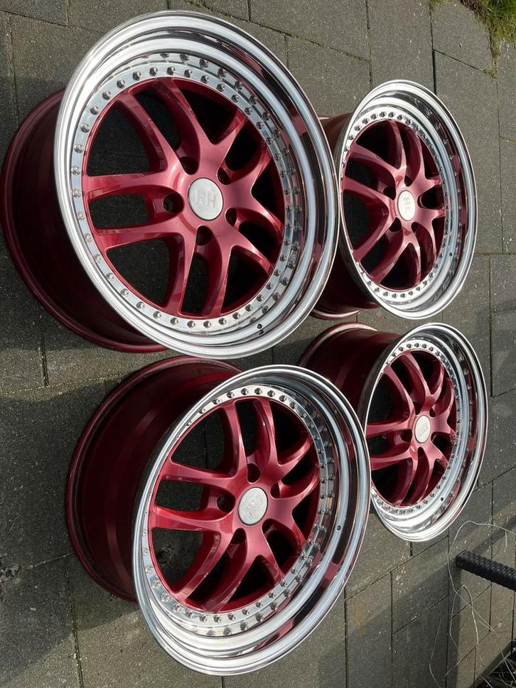 2 delige rh zw6 in 8,5 en 9,5 x 18 steek 5x112, Auto-onderdelen, Banden en Velgen, Velg(en), 18 inch, Overige, Personenwagen, Gebruikt