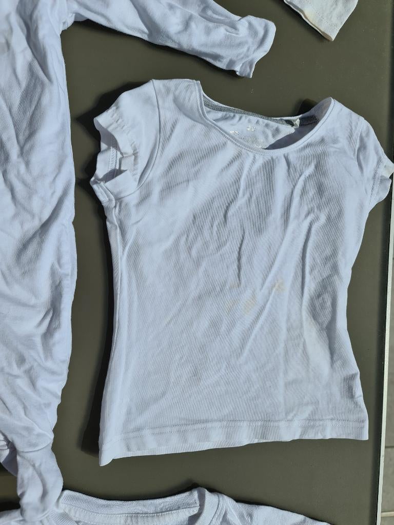 wit t-shirt 98, Enfants & Bébés, Vêtements enfant | Taille 98, Enlèvement, Comme neuf