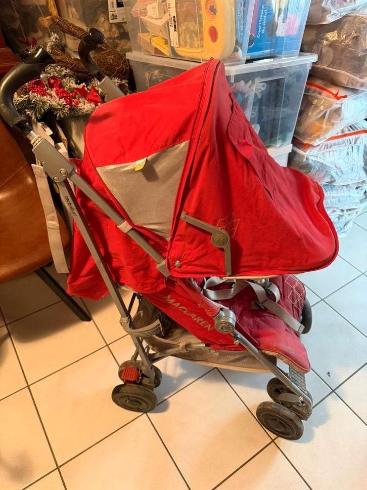 Poussette Maclaren canne rouge, Enfants & Bébés, Poussettes & Combinaisons, Utilisé, Poussette, Autres marques, Enlèvement