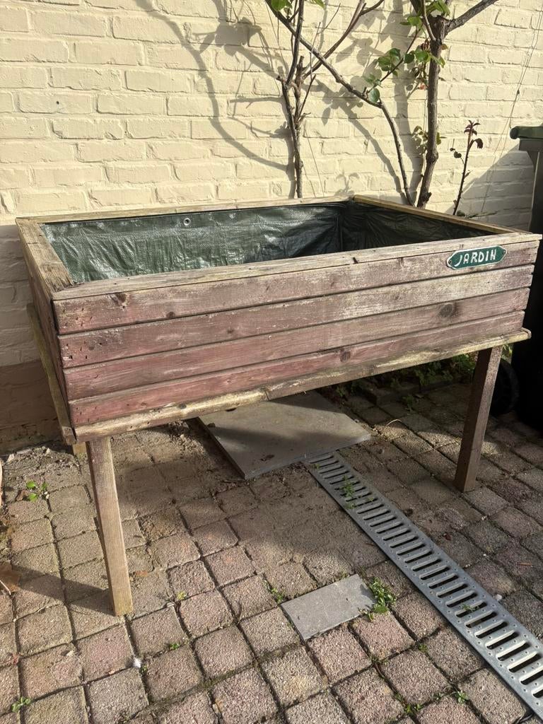 Moestuinbak, Tuin en Terras, Ophalen, Gebruikt, Balkon, 60 cm of meer