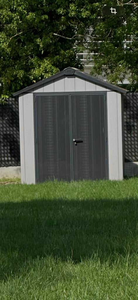 Keter Oakland 757 (229x224x242), Tuin en Terras, Tuinhuizen, Ophalen, Zo goed als nieuw, Tuinhuis