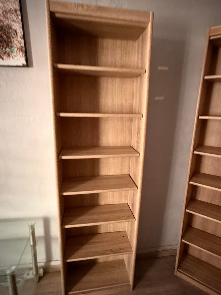 Lot de 4 Bibliothèques en bois clair (Style Chêne), Enlèvement, Utilisé, Chêne