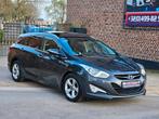 Hyundai i40 2015 1.7 136pk/Open-Dak/Led/Met keuring, Auto's, 100 kW, Euro 5, Stof, Zwart