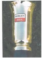 BIERMERKEN OUDE TROFEE BEKER BERGENBIER, Verzenden, Zo goed als nieuw, Overige typen