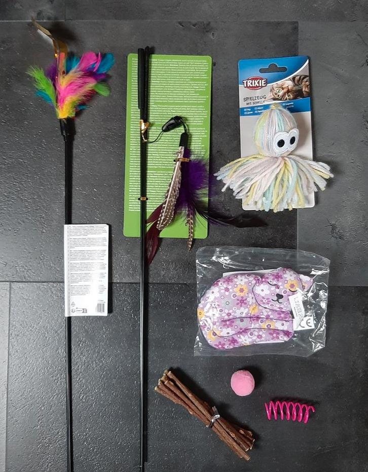 Kattenspeelgoed set nr 2, Animaux & Accessoires, Jouets pour chats, Neuf, Enlèvement ou Envoi