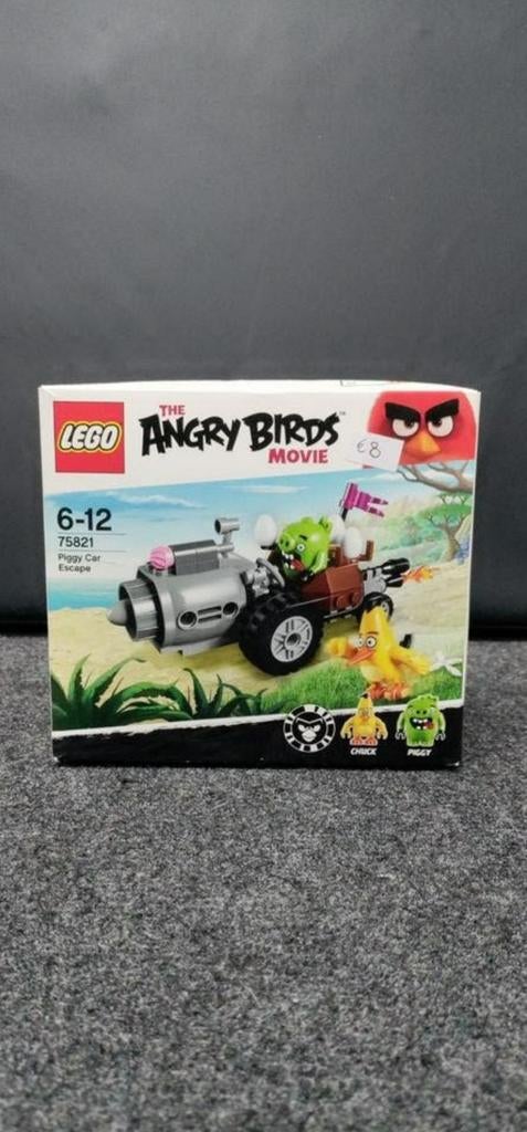 LEGO Angry Birds Movie — L'évasion d'une voiture-cochon (758, Enlèvement ou Envoi, Utilisé, Ensemble complet, Lego