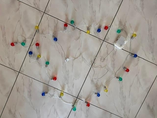 kleuren lampjes gloeilamp (nr1972a), Ophalen of Verzenden, Zo goed als nieuw, Overige typen