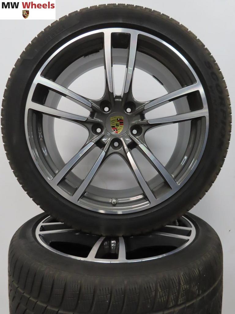 Originele Porsche Cayenne SUV 21 inch velgen winterbanden, Auto-onderdelen, Banden en Velgen, Gebruikt, -, 275 mm, -