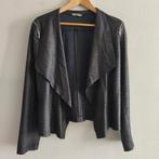 Zwarte lichtgewicht jas met leereffect dames een rocklook, Kleding | Dames, Zwart, Maat 42/44 (L), Ophalen of Verzenden, Zo goed als nieuw