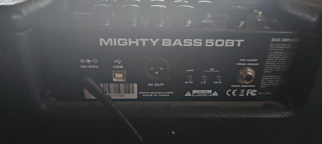 NUX Mighty Bass 50BT bassversterker met bluetooth, Musique & Instruments, Amplis | Basse & Guitare, Enlèvement, Comme neuf, Guitare basse