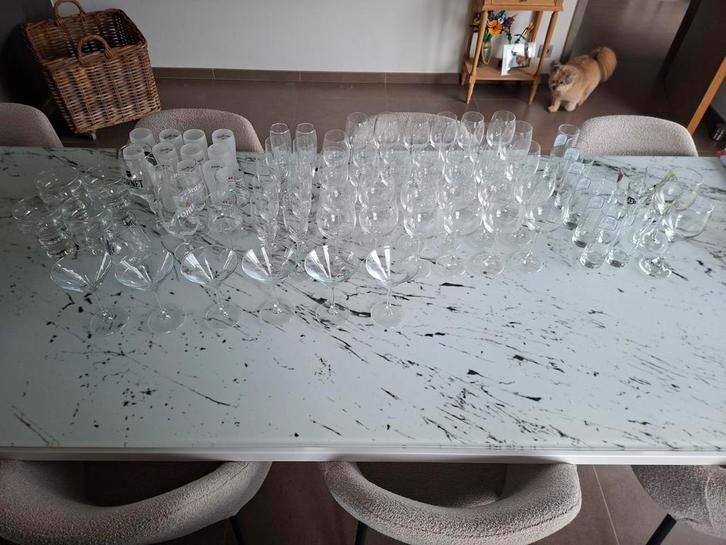 Diverse glazen, Huis en Inrichting, Keuken | Servies, Zo goed als nieuw, Overige materialen, Ophalen