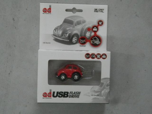 USB stick VW Kever, 8 GB, rood., Verzamelen, Automerken, Motoren en Formule 1, Nieuw, Auto's, Ophalen