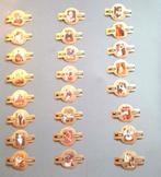 serie complète 24 bague cigare peintures impressionniste, Enlèvement ou Envoi, Utilisé, Bagues de cigare