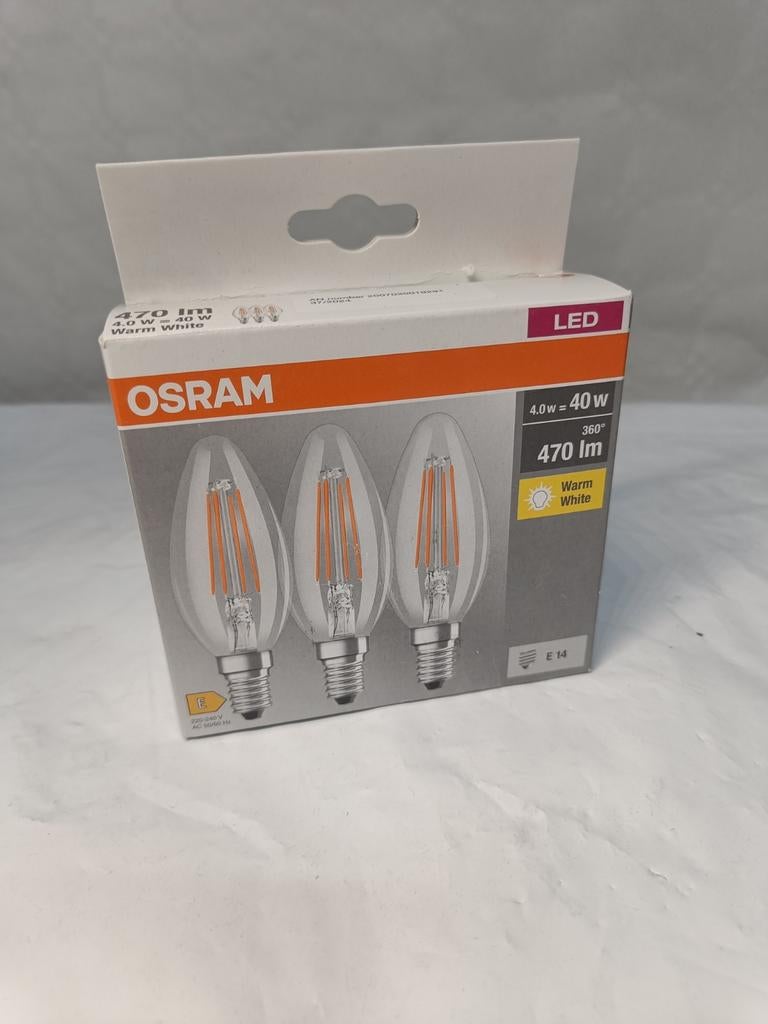 Lot de 3 ampoules LED OSRAM E14 – neuves, Enlèvement ou Envoi