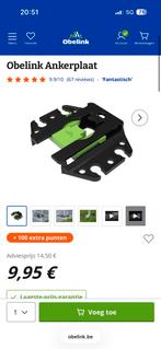 2 stuks Obelink Ankerplaat, Enlèvement, Comme neuf