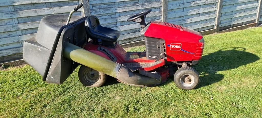Toro Wheel Horse Tractor Grasmaaier, Tuin en Terras, Zitmaaiers, Gebruikt, Minder dan 90 cm, Elektrische starter, Opvangzak, Opvangbak