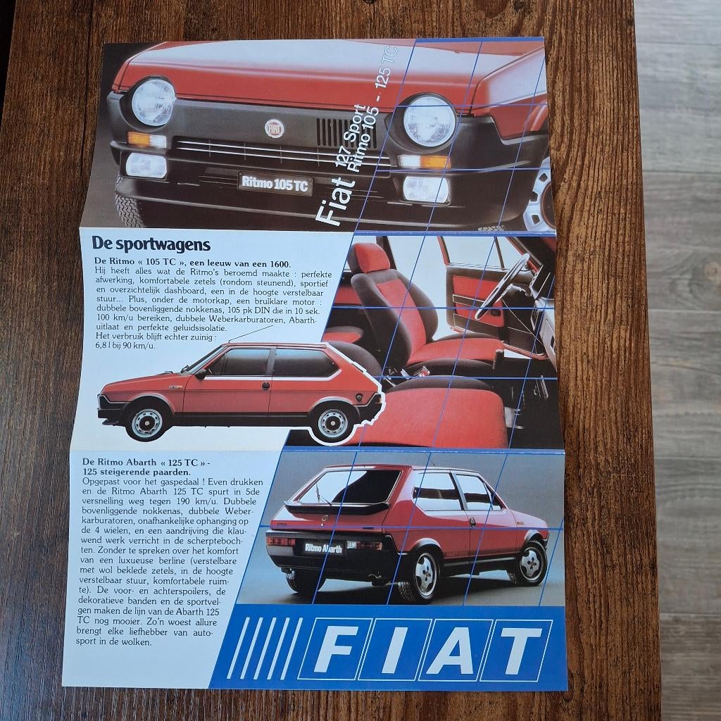 FIAT    '83, Livres, Autos | Brochures & Magazines, Neuf, Autres marques, Enlèvement ou Envoi