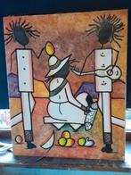 kunstwerkje  zonder kader, Ophalen