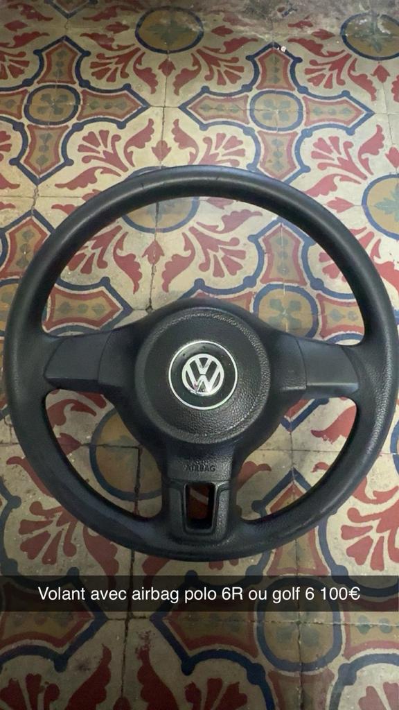 Volant polo 6R ou golf 6, Enlèvement, Utilisé, Volkswagen